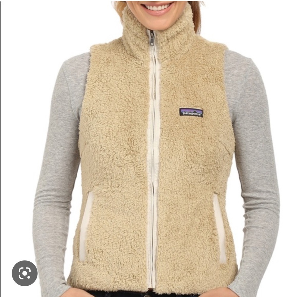 Patagonia Los Gatos Worn Wear Tan Vest.‎ Size S(906)